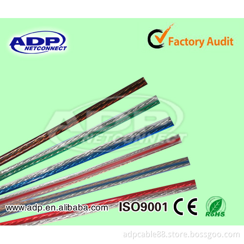 Stransparent Cable/Speaker Cable 2*0.5mm2